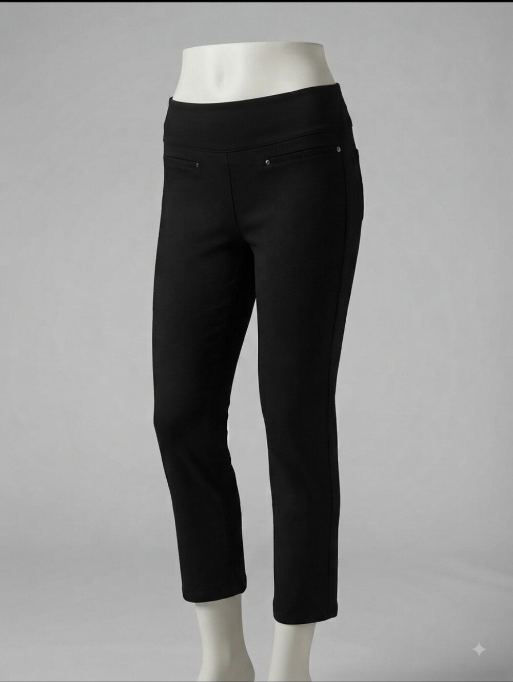 Classic Black Women’s Stretch Cropped Pants